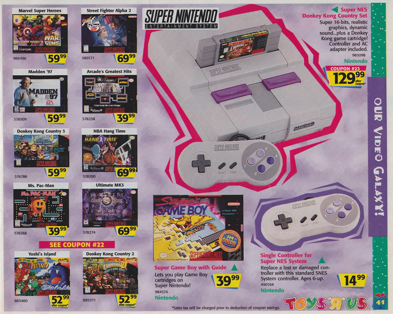 Illustration for article titled Toys R' Us' Christmas 1996 Catalogue Is A Historic Wonderland